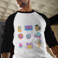 Please Be Patient With Me I'm From The 1900s Retro 90's Baseball Raglan Shirt