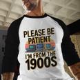 Please Be Patient I'm From The 1900s Retro Computer Baseball Raglan Shirt Please Be Patient I'm From The 1900s Retro Computer Baseball Raglan Shirt
