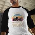 Please Be Patient With My I'm From The 1900s Retro Vintage Baseball Raglan Shirt