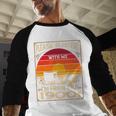 Please Be Patient I'm From The 1900s Sunset Vintage Wagon Premium Baseball Raglan Shirt