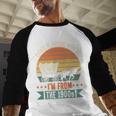 Please Be Patient With Me I'm From The 1900s Vintage Humor Premium Baseball Raglan Shirt