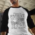 Please Be Patient With Me I'm From The 1900s Vintage 1900s Premium Tri-Blend Baseball Raglan Shirt