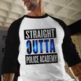 Police Academy Shirt Police Officer Graduation Baseball Raglan Shirt