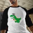 Preschool Graduation Preschooler Dinosaur Pre-K Dino Kids Baseball Raglan Shirt