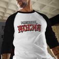 Preschool Rocks Back To School Graduation Teacher Student Baseball Raglan Shirt