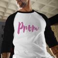 This Is My Prom Dress Shirt Senior Graduation Cute Tee Baseball Raglan Shirt