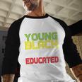 Proud African American Educated Graduation Baseball Raglan Shirt
