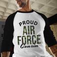 Proud Air Force Cousin Deployment Homecoming Graduation USAF Baseball Raglan Shirt