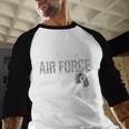 Proud Air Force Wife Air Force Graduation USAF Wife Baseball Raglan Shirt