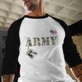 Proud Army Mom Army Graduation Military Mom T-Shirt Baseball Raglan Shirt