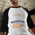 Proud Aunt Of 2018 Graduate Shirt Graduation Grad Class Baseball Raglan Shirt