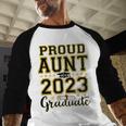 Proud Aunt Of A 2023 Graduate Family Matching Graduation Baseball Raglan Shirt