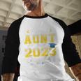 Proud Aunt Of a Class Of 2023 Graduate Senior Graduation Baseball Raglan Shirt