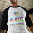 Proud Auntie Of Kindergarten Graduate 2025 Graduation Auntie Baseball Raglan Shirt