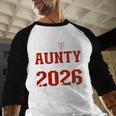 Proud Aunty Of a Class Of 2026 Graduate Senior Graduation Baseball Raglan Shirt