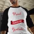Proud Best Freind Of a Class Of 2026 Graduate For Graduation Premium Baseball Raglan Shirt