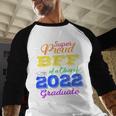 Proud Bff Of 2022 Graduate Class 2022 Graduation Family Baseball Raglan Shirt