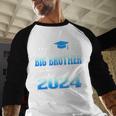 Proud Big Brother Of 5th Grade Graduate 2024 Graduation Baseball Raglan Shirt