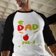 Proud Dad Of 2023 Pre K Graduate Graduation Baseball Raglan Shirt