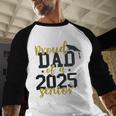 Proud Dad Of a 2025 Senior Graduation Baseball Raglan Shirt