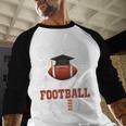 Proud Dad Of a Football Senior 2026 Graduation Baseball Raglan Shirt