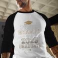 Proud Grampy Of A Class Of 2025 Graduate Senior Graduation Baseball Raglan Shirt