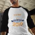 Proud Grandma Of A 2018 Graduate Shirt Graduation Grad Class Baseball Raglan Shirt