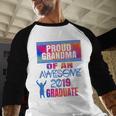 Proud Grandma Of A 2019 Graduate Senior Class Graduation Baseball Raglan Shirt