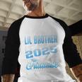 Proud Lil Brother Of 2025 Graduate College Shirt Graduation Baseball Raglan Shirt
