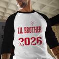 Proud Lil Brother Of a Class Of 2026 Graduate For Graduation Baseball Raglan Shirt