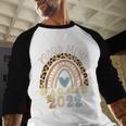 Proud Mimi Of a Class Of 2022 Graduate Graduation Rainbow Baseball Raglan Shirt