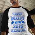Proud Mom Of 2018 Senior GraduationShirt Baseball Raglan Shirt