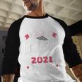 Proud Mom Of a 2021 Senior Year School Graduation Party Baseball Raglan Shirt