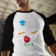 Proud Mom Of 2022 Pre K Graduate Graduation Baseball Raglan Shirt