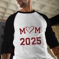 Proud Mom Of 2025 Senior Graduate Matching Family Graduation Baseball Raglan Shirt
