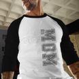 Proud Mom Of A 2026 Graduate Grad Senior Mother Graduation Baseball Raglan Shirt