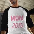 Proud Mom Of A Class 2019 SeniorShirt Graduation Baseball Raglan Shirt