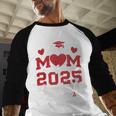 Proud Mom Of a Class Of 2025 Graduate Senior Graduation Baseball Raglan Shirt