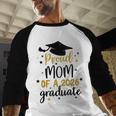 Proud Mom Of A Class Of 2026 Graduate Senior Graduation 2026 Baseball Raglan Shirt