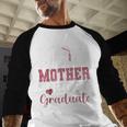 Proud Mother Of 2025 College Graduate Family Graduation Baseball Raglan Shirt