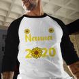 Proud Nanna Of 2020 Graduate Class Of 2020 Graduation Baseball Raglan Shirt