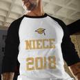 Proud Niece Graduation Shirts For Family 2018 Baseball Raglan Shirt