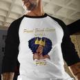 Proud Queen PhD Doctorate Degree Graduation T-Shirt Baseball Raglan Shirt