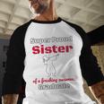 Proud Sister Of 2018 Graduate Dabbing Graduation Baseball Raglan Shirt