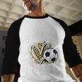 Proud Sister Of A 2026 Senior Soccer Graduation Leopard Baseball Raglan Shirt