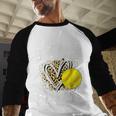 Proud Sister Of A 2026 Senior Softball Graduation Leopard Baseball Raglan Shirt