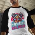 Puerto Rican Latina Social Worker MSW Masters Graduation Baseball Raglan Shirt