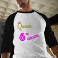Queen 6th Grade Graduation For Girls Baseball Raglan Shirt