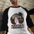 Queen Masters Degree Graduation Social Work MSW MPH Baseball Raglan Shirt