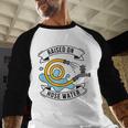 Raised On Hose Water Nostalgia Saying Baseball Raglan Shirt